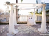 Canopy with Rose Petals on Bayview Terrace Ritz Carlton