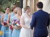 Ceremony with Bridal Party Bouquet