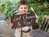 Ringbearer with Last Chance Sign