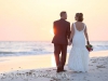 Bride and Groom on Lido Key Beach