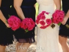 Bridal Bouquet of White Hydrangea and Pink Floyd Roses