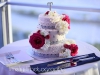 Cake with Hydrangea and Roses