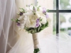 Garden Bridal Bouquet with Hint of Lavender