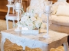 Floral Details in Seating Area