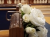 Church Pew with Roses