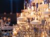Close Up of Candle Light Centerpieces