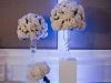 White Columns from Ceremony Moved to Reception Behind Head Table
