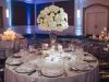 White Hydrangea and Roses Elevated Guest Table Centerpiece
