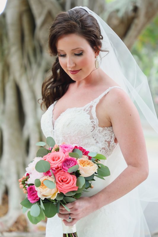 Bright Colorful Wedding at the Longboat Key Club | Sarasota Wedding Flowers