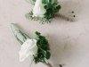 All- White Boutonnieres