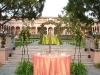 Sweetheart table at Ringling Courtyard