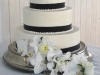 Phalanopsis orchids-and-white -peonies Cake flowers