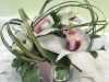 Contemporary Centerpiece with Orchids