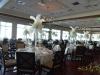 Club View with Elevated Centerpieces of Roses and Feathers, Great Gatsby Theme