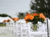 Beach Wedding flowers by Flowers by Fudgie