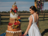 Bride with Wedding Cake