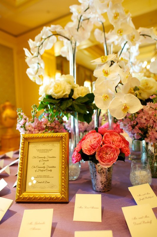 Pretty Place Card Table