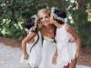Flower Girls' Hair Wreath with Ribbons