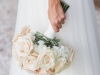 Hydrangea and Quicksand Roses Bride's Bouquet