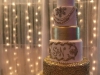 Stunning and elegant gold cake by Cakes by Ron