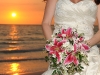 Cascade bridal-bouquet-of-pink-lilies