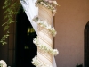 Garland on the Columns with Marco Polo Orchids Nested into