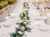 Garland Runners with Open Roses in Blush and Cream