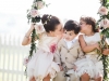 Swing with Flower Girls and Ring Bearer