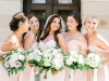 Bride and Bridesmaids with their Bouquets
