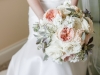 Bridal Bouquet with Juliette Garden Roses and Succulents