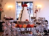 Bridal cake with desserts