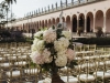 Hydrangea in Urn at Back of Aisle
