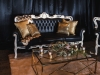 Black Elegant Seating Area by So Staged with Flowers