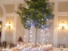 Head table with tree raining orchids