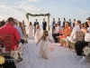 Ceremony on the Beach with Arch