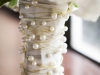 Pearl Treatment on Handle of Bridal Bouquet