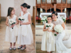 Flower Girls with Downsized Bouquets